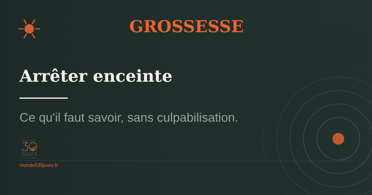 Arrêter de fumer pendant la grossesse : guide complet pour les futures mamans