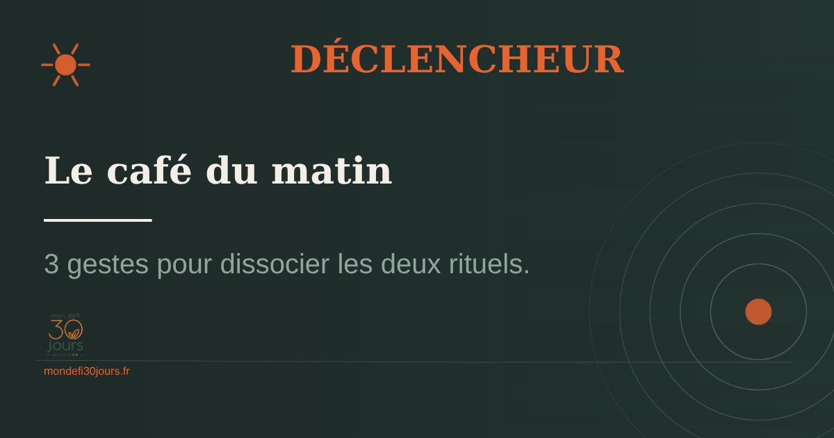 Café sans cigarette le matin — 3 gestes simples