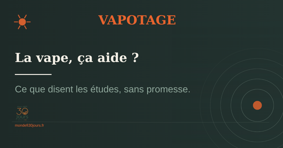 Cigarette électronique pour arrêter de fumer : ça aide vraiment ?