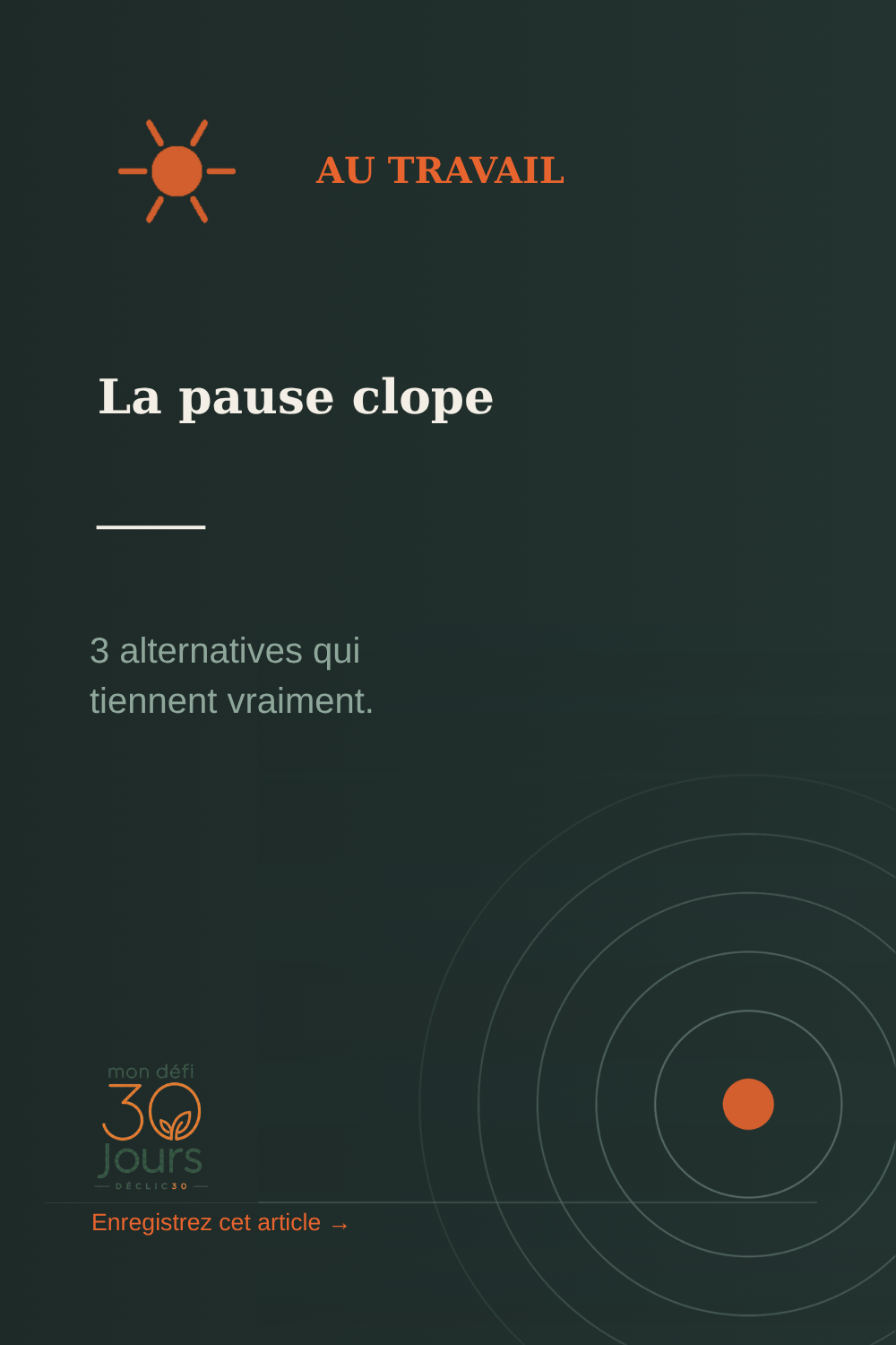 Pause clope au travail : 3 alternatives anti-stress qui marchent