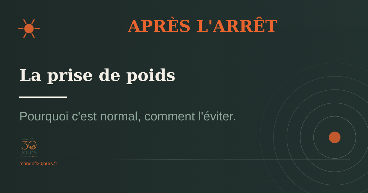 Prise de poids après l'arrêt du tabac : pourquoi c'est normal et comment l'éviter
