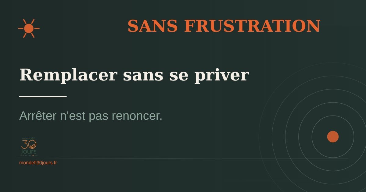 Arrêter de fumer sans se priver : remplacer la cigarette sans frustration