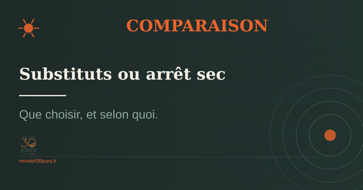 Substituts nicotine ou arrêt sec : que choisir vraiment ?