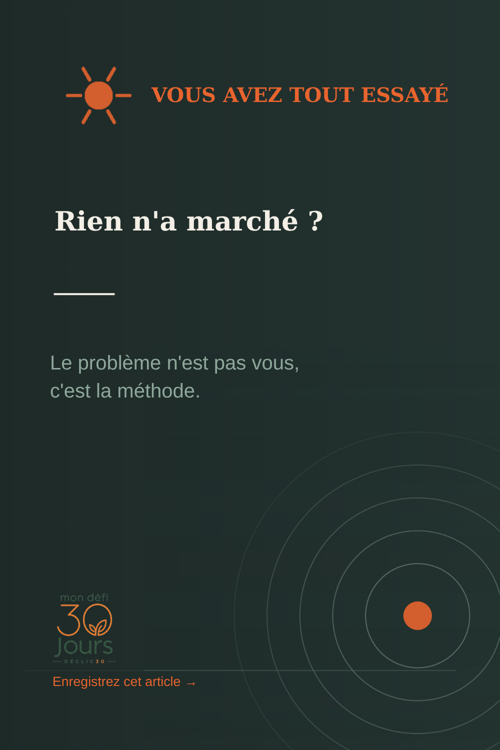 Vous avez tout essayé pour arrêter de fumer ? Lisez ça